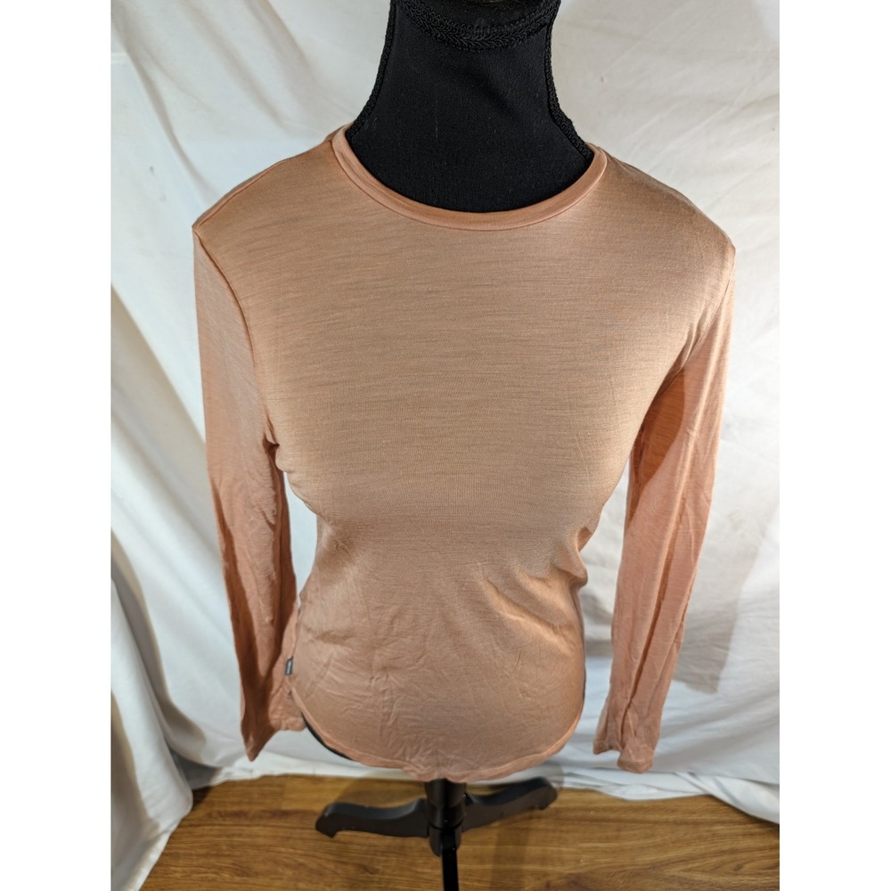 icebreaker 125 cool-lite long sleeve womans Orange Size Small